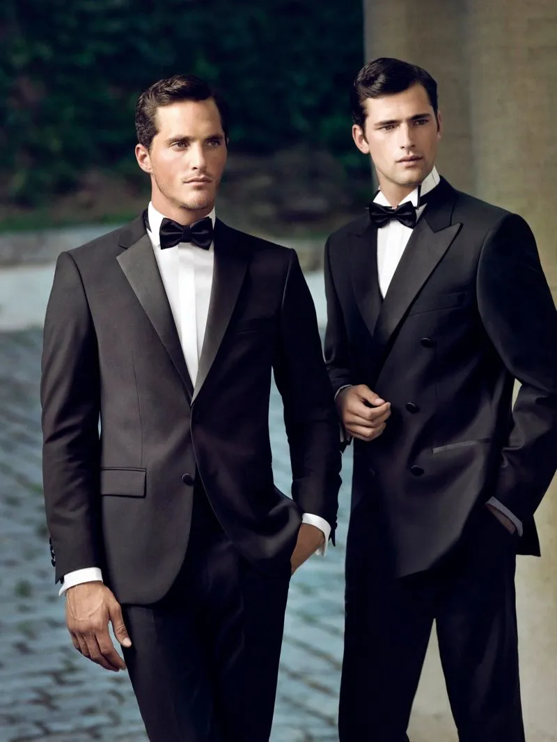 Smoking preto masculino aluguel